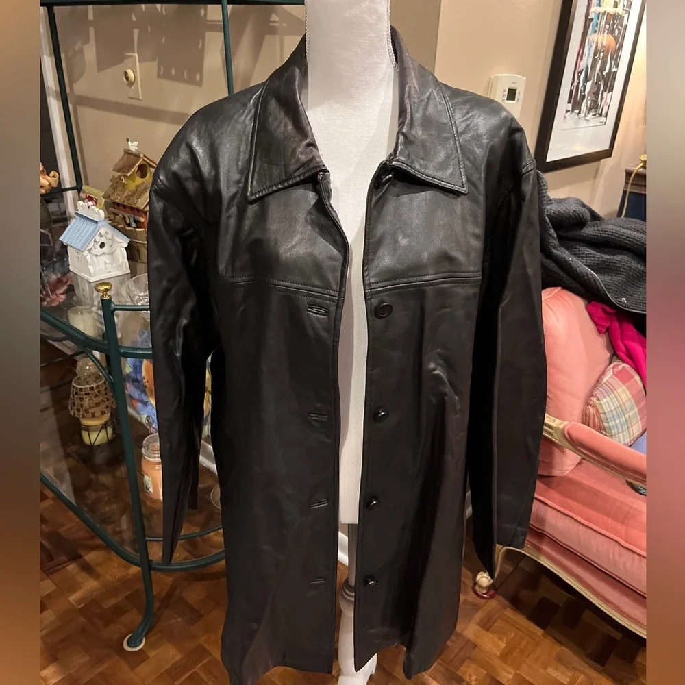 Plus size Leather Jacket - Picture 1 of 5